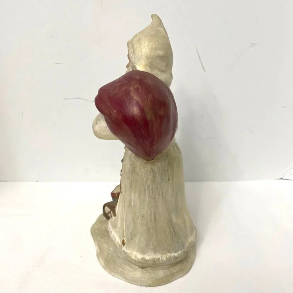 Vtg Ceramic Santa Claus Reindeer Gifts & Christmas Tree 10